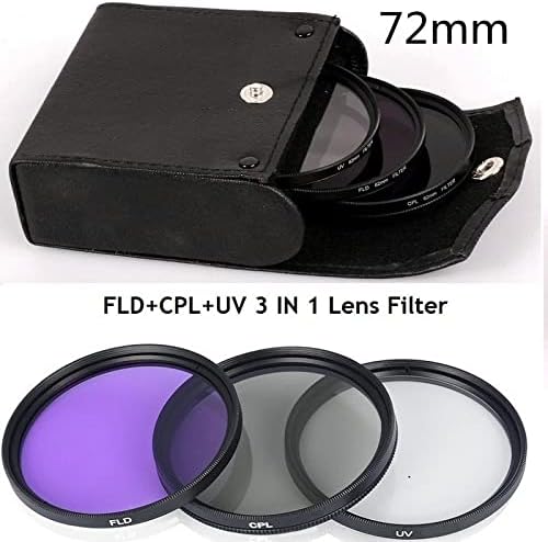 CSYANXING obiectiv aparat de fotografiat digital UV + CPL + FLD obiectiv Filte 49-77mm obiectiv Protector pentru Canon pentru