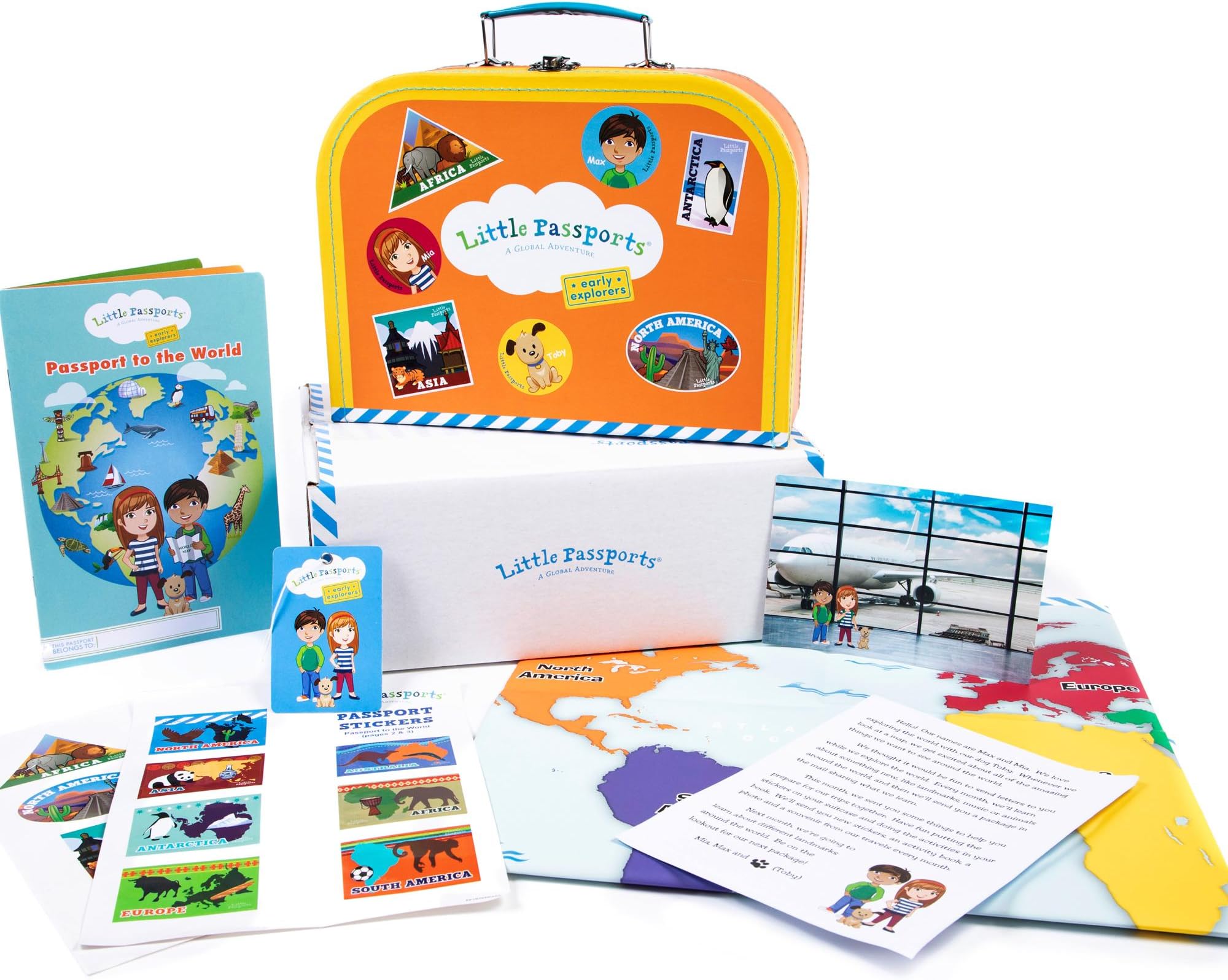 Little Passports Early Explorers Premium - cutie de abonament pentru copii / vârste între 3 și 5 ani