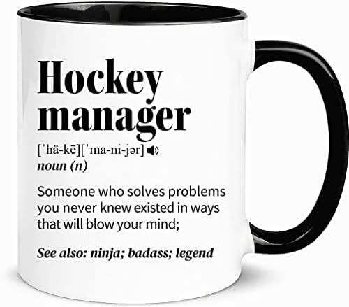 Awnpow amuzant hochei Manager definiție cana pentru bărbați și femei,Ziua de naștere, apreciere, mulțumesc cana, 11 oz cana