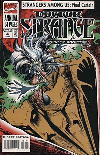Doctor Strange: vrăjitor Suprem anual 4 VF / NM ; carte de benzi desenate Marvel