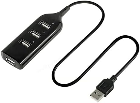 Compact Dimensiune Mini 4 Port USB 2.0 mare viteză Hub Splitter Adaptor 480 Mbps pentru PC Laptop Wit USB cablu convenabil