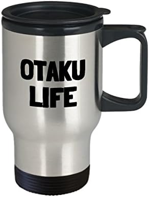 Funny Anime Travel Mug - Anime Geek Present - Anime Nerd Gift - Otaku Life