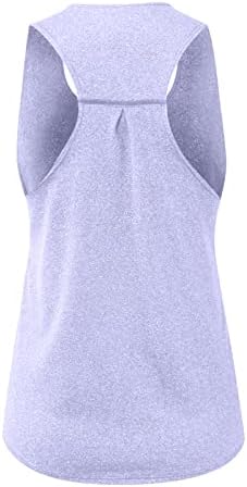 Tank Tank for Women Racerback Muscle Muscle Tank Relaxat-Fit Solid Color Running Tops Blats Open Back Dance Tops
