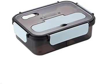 Lhllhl cutie de prânz transparentă pentru copii depozitare containere alimentare cutie Bento izolată pentru prânz