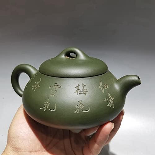 LSHACN chineză yixing zisha argilă gongfu ceai de ceai violet ceainic gu jingzhou verde noroi de piatră piao oală flori și