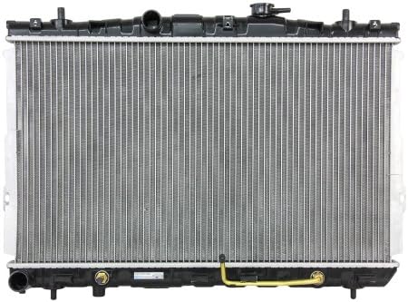 Rareelectrice nou RADIATOR compatibil cu 2007-2008 HYUNDAI TIBURON GT LIMITED COUPE 2.7 L V6 gaz DOHC CU2387