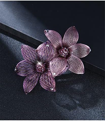 Coafură de ac de coajă de flori de cap clip din spate cap de păr CLIP DE PRIMĂ CLIP FLOWER RHINESTONE CHEARINPIN