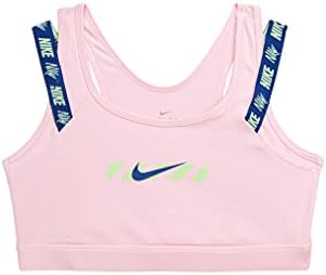Nike Big Girl's Athletic Double-Strap Pro Classic Sutien, Pink, L