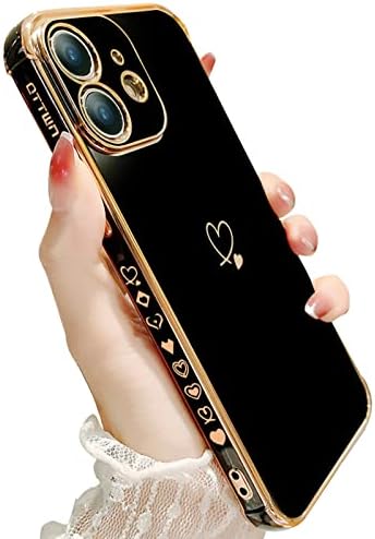 OTTWN Proiectat pentru carcasă pentru iPhone 12 pentru femei, carcasă soft TPU Cute iPhone 12, capac de carcasă pentru telefon