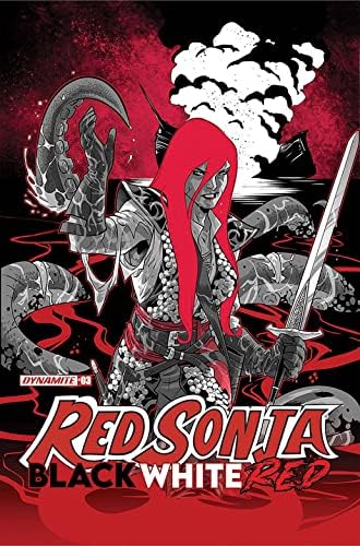 Sonja Roșie: negru, alb, roșu 3B VF / NM ; carte de benzi desenate dinamită / Gail Simone