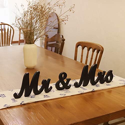 Mr Mrs Sign for Wedding Table, Mr and Mrs Wooden Letters, Large Mr. & Mrs. Party Decoration Items, Head Table Wedding Wood