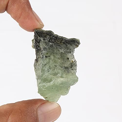 Gemhub 141 CT Protecție verde Prehnite Natural Stoeral Mineral din piatră, Prehnite pentru bijuterii