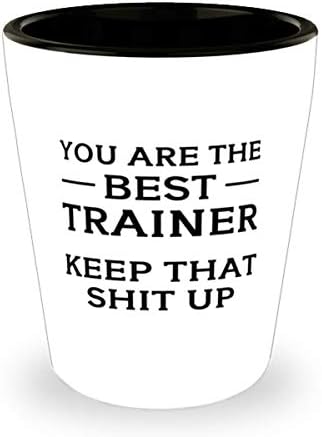 Personal Trainer cadouri-esti cel mai bun antrenor.Shot Glass-Cadouri Pentru Antrenor Atletic Antrenor De Fitness Bărbați Femei