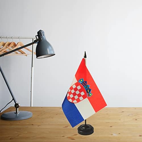 Croația Desk Flag 8 '' x 5 '