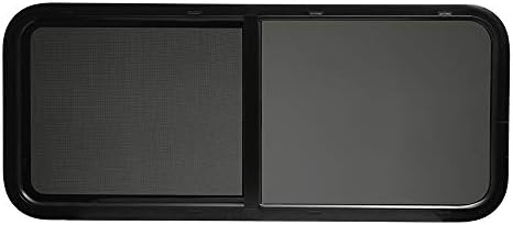 Toughgrade Gorizontal Gold Black RV fereastră 48 x 20 x 1 1/2 include inelul de montare și ecran