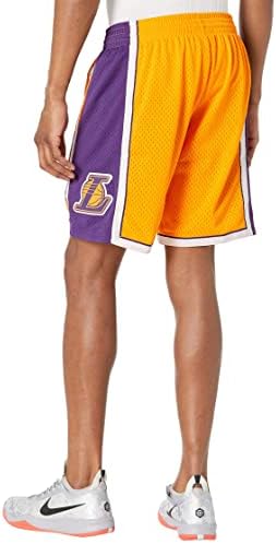 Mitchell & Ness NBA Swingman Shorts Lakers 09 Light Gold MD