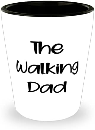 Inspirational Daddy Shot Glass, The Walking Dad, Pentru Tata, Cadou De La Fiu, Cupa Ceramica Pentru Tati