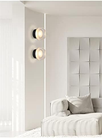 Zhuhw spaniolă Designer de sticlă condus de perete lampă de iluminat simplu culoar fundal dormitor noptiera Decorative Sconces