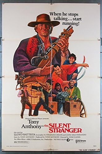 Straniero di Silenzio, Lo Poster de film original Titlu S.U.A.