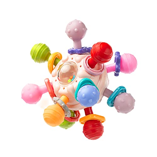 Jucării de dinți senzoriale pentru bebeluși, Atomic Ball Chest Jucării Rattle & Teether Activități Activități de jucărie pentru