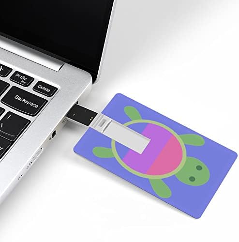 Bisexual Flag Turtle Flash Drive USB 2.0 32G și 64G Card de memorie portabilă pentru PC/Laptop