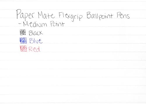 Paper Mate 70672 FlexGrip Elite Retractable Ballpoint Stenuri, punct mediu, Baril roz, 12 Count