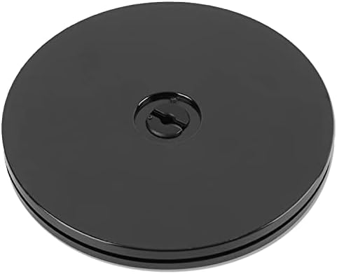 4 inch leneș Susan turnant negru acrilic cu bile de rulment tavă rotativă pentru rafturi pentru spice tabel tort de bucătărie