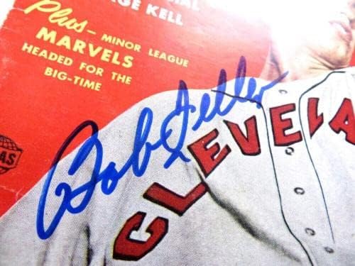 Bob Feller a semnat revista cu autograf Street & amp; Smith 1951 indieni JSA AH04471-reviste MLB cu autograf