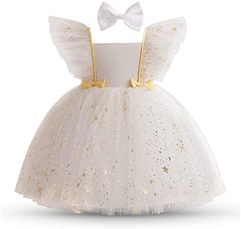Rochie de fetiță pentru copii mici dantelă Party de naștere rochie de botez