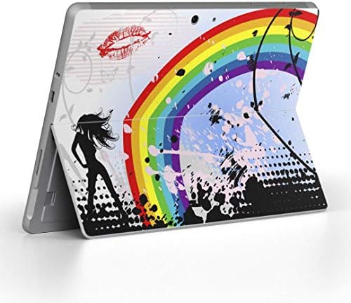 Igsticker Decal Cover pentru Microsoft Surface Go/Go 2 Skin -uri de caroserie de protecție subțire subțire 000819 Femeie Rainbow