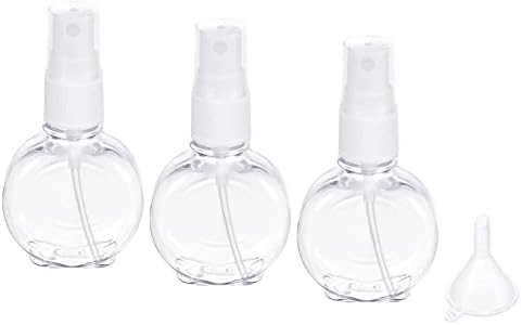M METERXITY 3 în 1 set de sticle de călătorie clare-sticlă de pulverizare cu loțiune de șampon cu pâlnie se aplică călătoriei