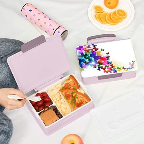 Alaza Colorat Butterfly Bento Box de prânz