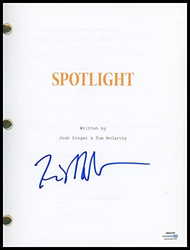 Tom McCarthy Spotlight Director autograf semnat scenariu complet scenariu ACOA