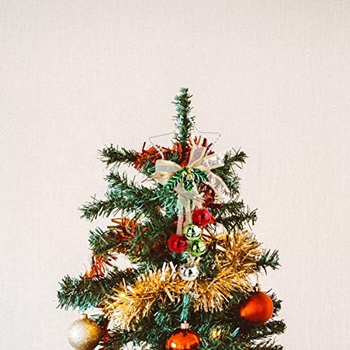 Nuobesty Christmas Jingle Bell ușă cuier cu arc și jingle ornament ornament de Crăciun Ornamente de ușă de Crăciun decorațiuni