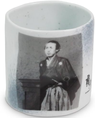 Ranchant Ryumaden Logo în formă de U, cu filtru de ceai, 11,8 FL Oz, multi, 6,7 x 3,7 inci, Sakamoto Ryoma Hasami Ware fabricat