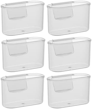 Luxshiny 6buc frigider cutie de depozitare ușă laterală cutie de depozitare suspendată recipient de depozitare din Plastic
