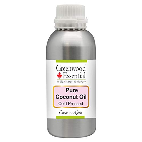 Greenwood Essential Ulei pur de nucă de cocos terapeutic natural presat la rece pentru îngrijire personală 1250 ml