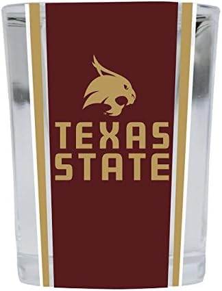 R și R importă Texas State Bobcats Square Shot Glass