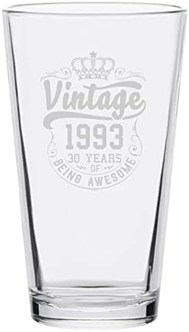 Veracco coroana Vintage 1993 fiind minunat treizeci cadou de ziua pentru el ei treizeci și fabulos halbă de bere de sticlă