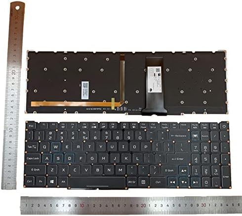 Tiugochr laptop înlocuire SUA aspect colorat iluminare din spate Tastatură pentru Acer Nitro 5 An517-51 AN515-43 AN515-54 AN515-55