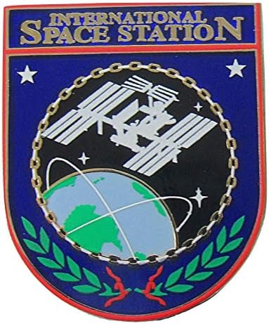 Logo - ul scutului ISS al Stației Spațiale Internaționale Pin-NASA