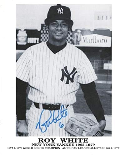 Roy White New York Yankees a semnat autografat 8x10 Foto cu Coa