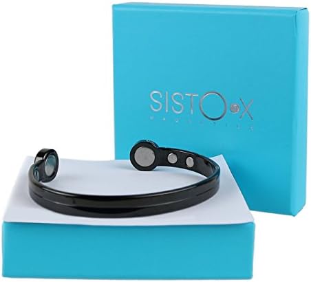 Sisto-X super puternic IPG Tork Design Magnetic Bangle de Sisto-X® Brățară de cupru 6 Magneți Sănătate XL Natural XL