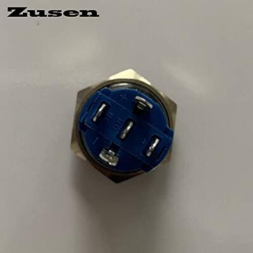 Zusen 16mm Black Alumina Inel de locuit iluminat Latching Momentary Buton Momentan Comutator 12V 24V 220V LED IP65 -