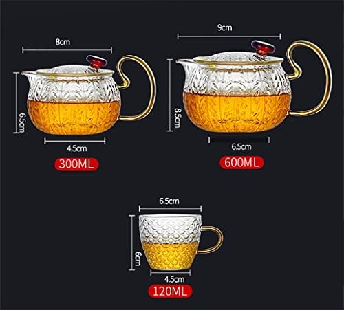 Uxzdx Teapot de sticlă Puer Accesorii de bucătărie accesorii pentru ceai de cafea ghivece de cafea set de ceai pentru infuzor