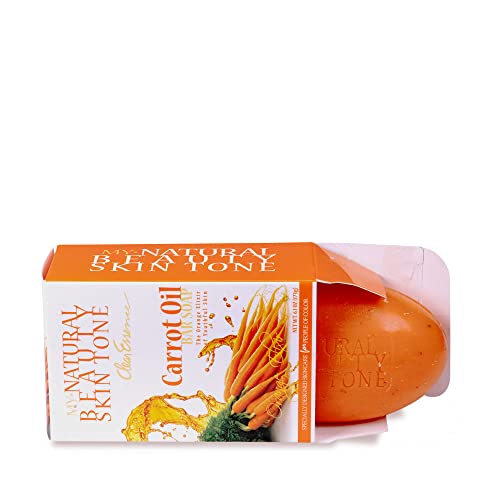 Clear Essence My Natural Beauty Skin Tone Carrot Oil Soap-săpun de frumusețe îmbunătățește tenul pielii - săpun de morcovi