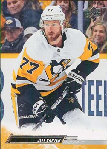 2022-23 Upper Deck 138 Jeff Carter Pittsburgh Penguins Seria 1 NHL Hockey Card de tranzacționare