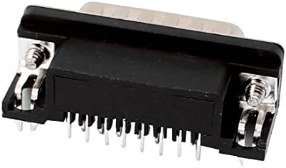 Aexit D-SUB DB15 Audio & Video Accesorii 2 rând 15 pini RS232 masculin lipire Tip adaptor Conector îndoit sudură placă conectori