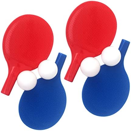 BESPORTBLE 2 seturi Pong rachete DIY Educație jucărie Paddle Bundle joc educative jucării pentru copii Tenis de masă set copii