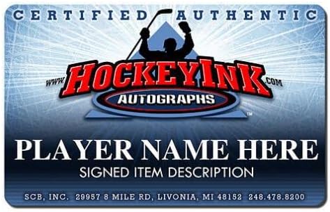 DENIS POTVIN a semnat NHL 100 puc oficial de joc-HOF 91-New York Islanders-pucuri NHL autografate